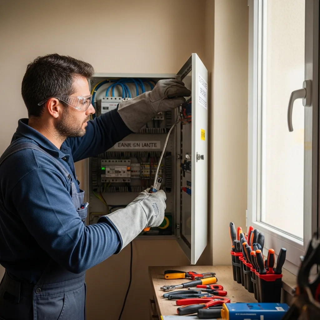 Électricien intervenant à Goussainville