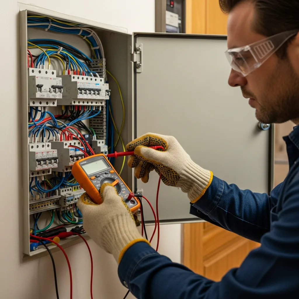Électricien intervenant à Gouvernes