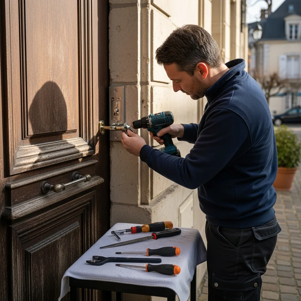 Installation serrure haute sécurité à Gouvernes (77400)