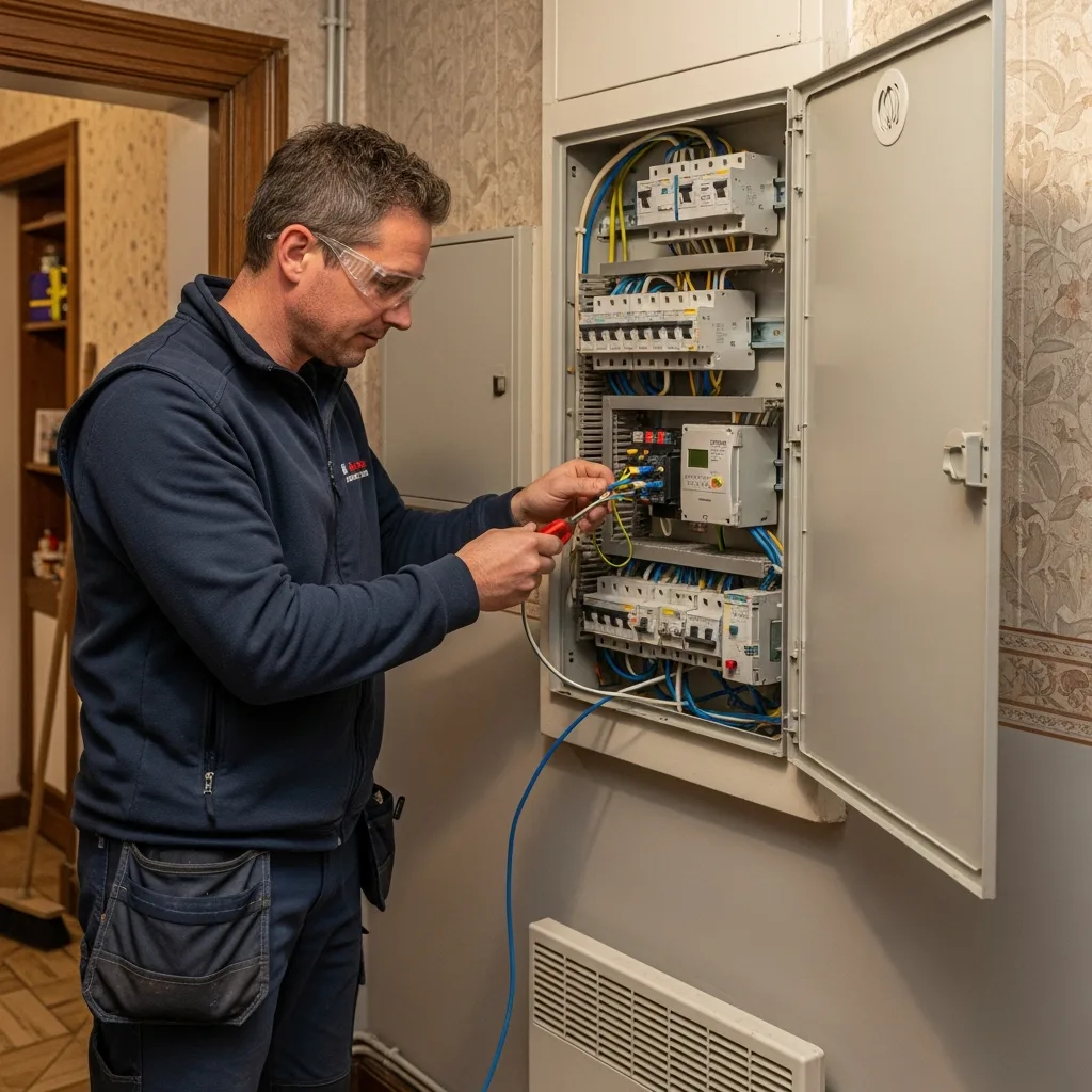 Électricien intervenant à Groslay