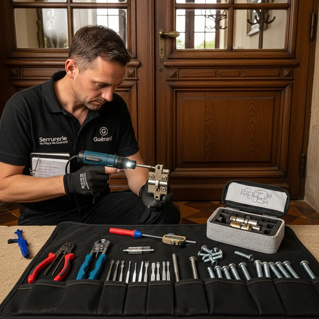 Installation serrure haute sécurité à Guérard (77580)