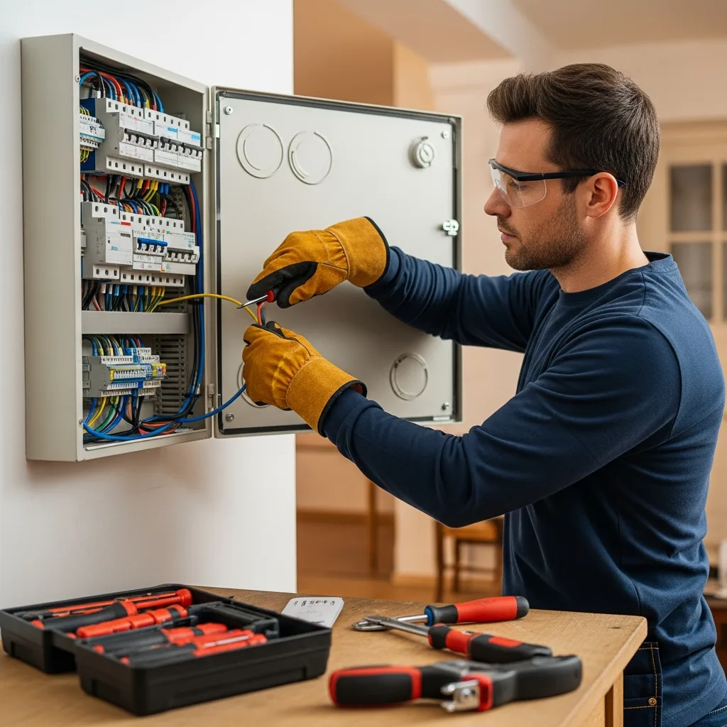 Électricien intervenant à Héricy