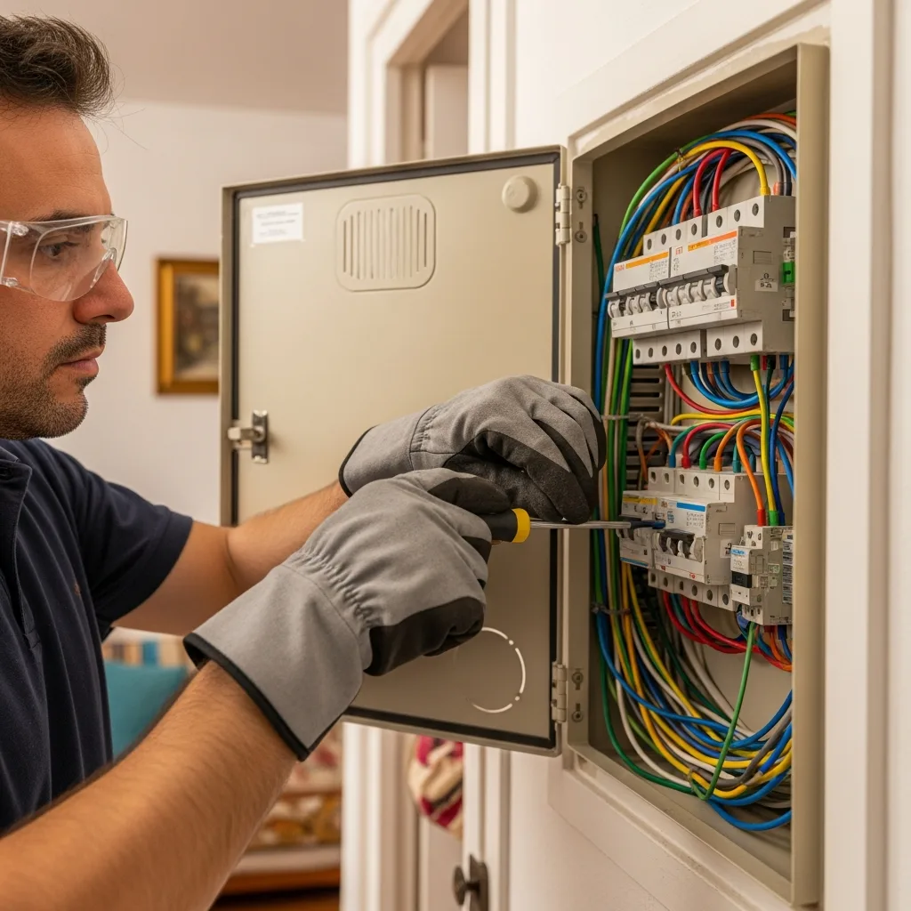 Électricien intervenant à Issou