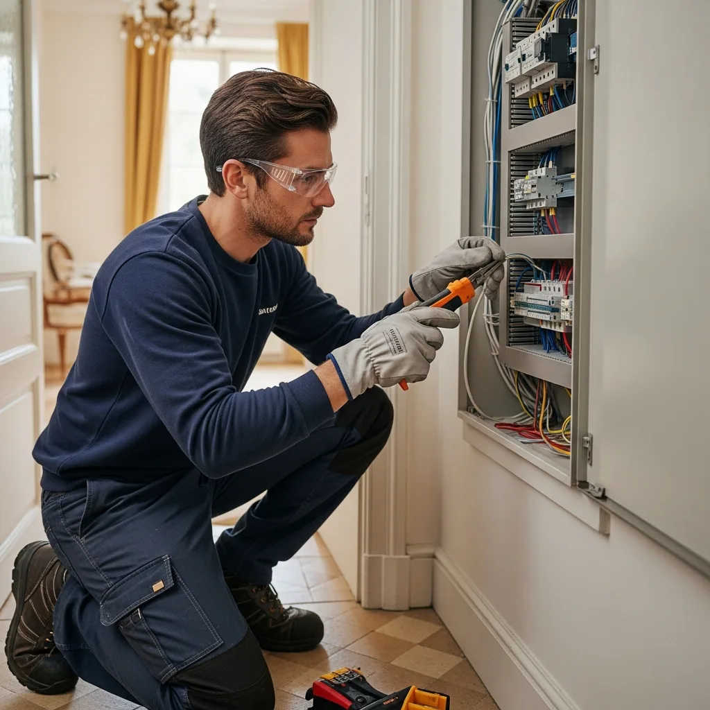Électricien intervenant à La Celle-Saint-Cloud
