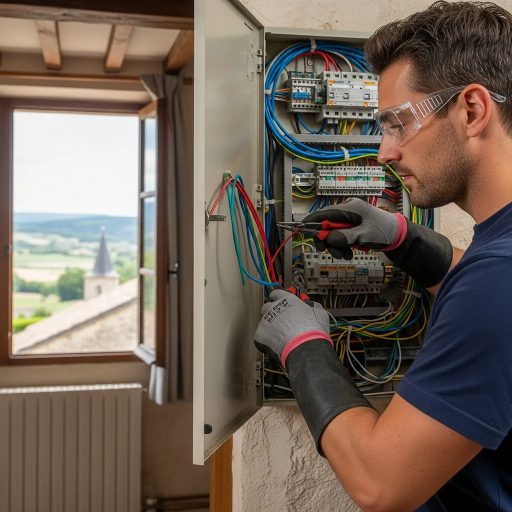 Électricien intervenant à La Celle-sur-Morin