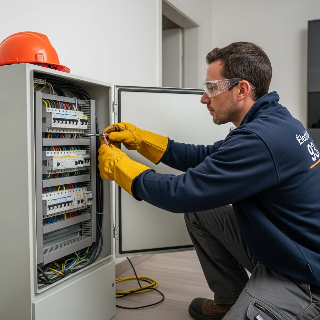 Électricien intervenant à La Courneuve