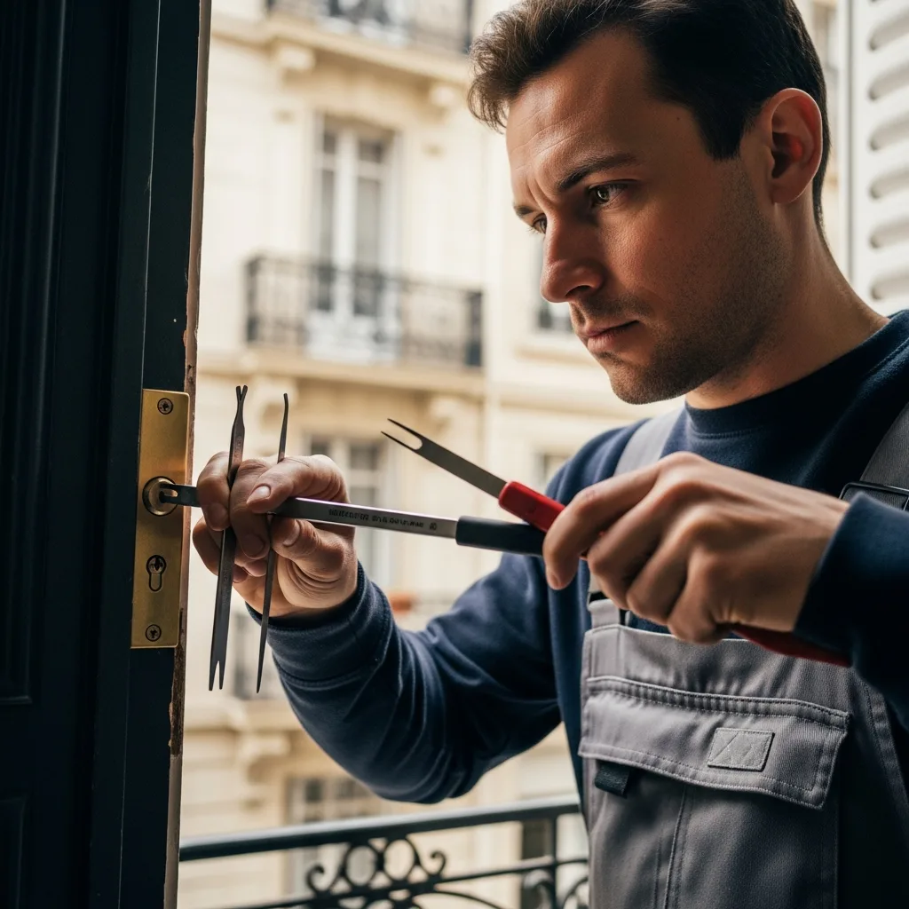 Serrurier ouvrant une porte à La Grande-Paroisse