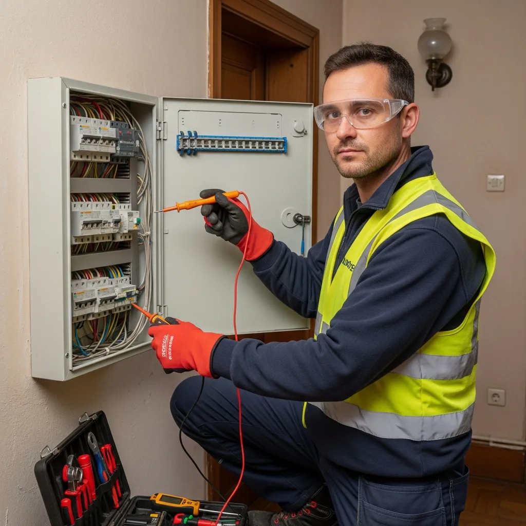 Électricien intervenant à Lardy