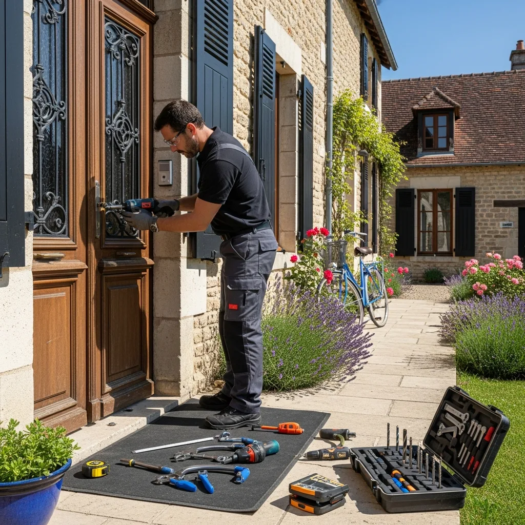Installation serrure haute sécurité à Lardy (91510)