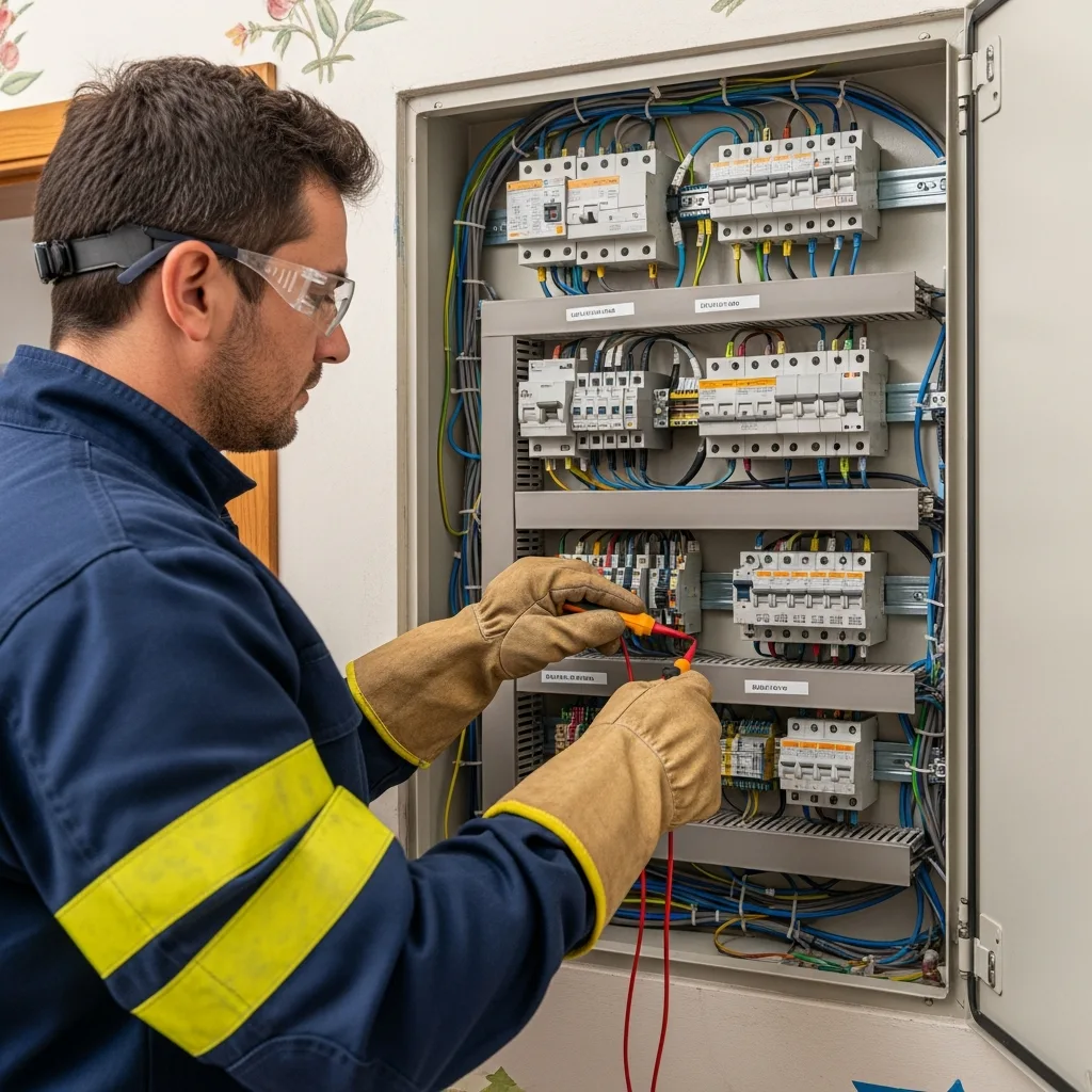 Électricien intervenant à Le Coudray-Montceaux