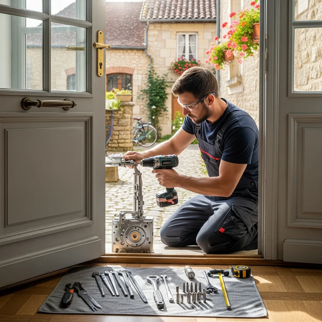 Installation serrure haute sécurité à Le Coudray-Montceaux (91830)