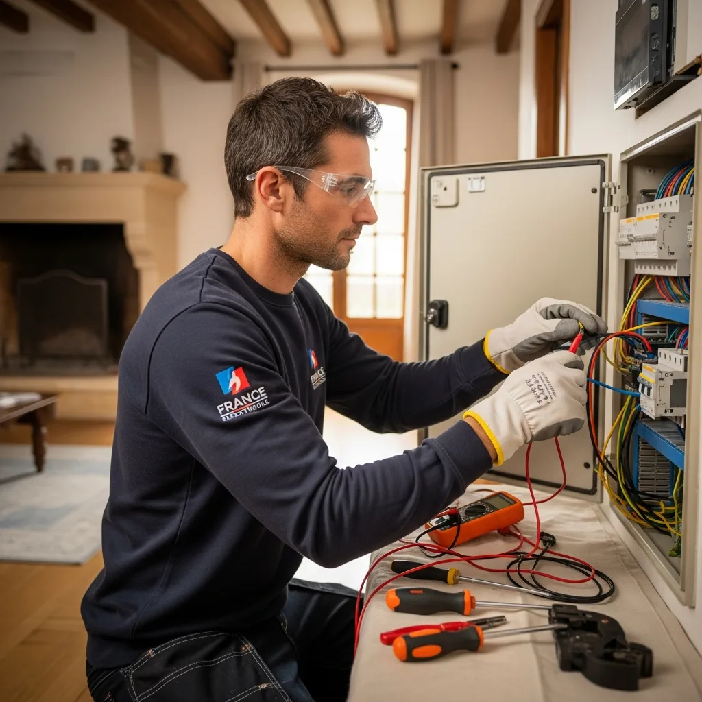 Électricien intervenant à Le Pin