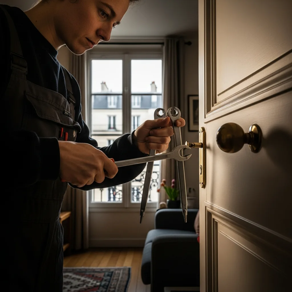 Serrurier ouvrant une porte à Le Pré-Saint-Gervais