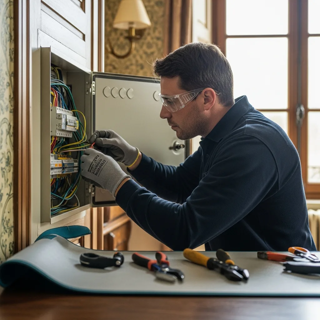 Électricien intervenant à Le Thillay