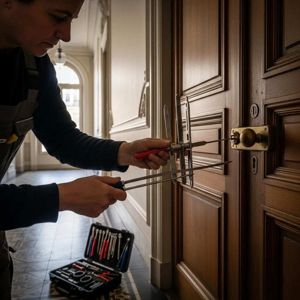 Serrurier ouvrant une porte à Les Loges-en-Josas