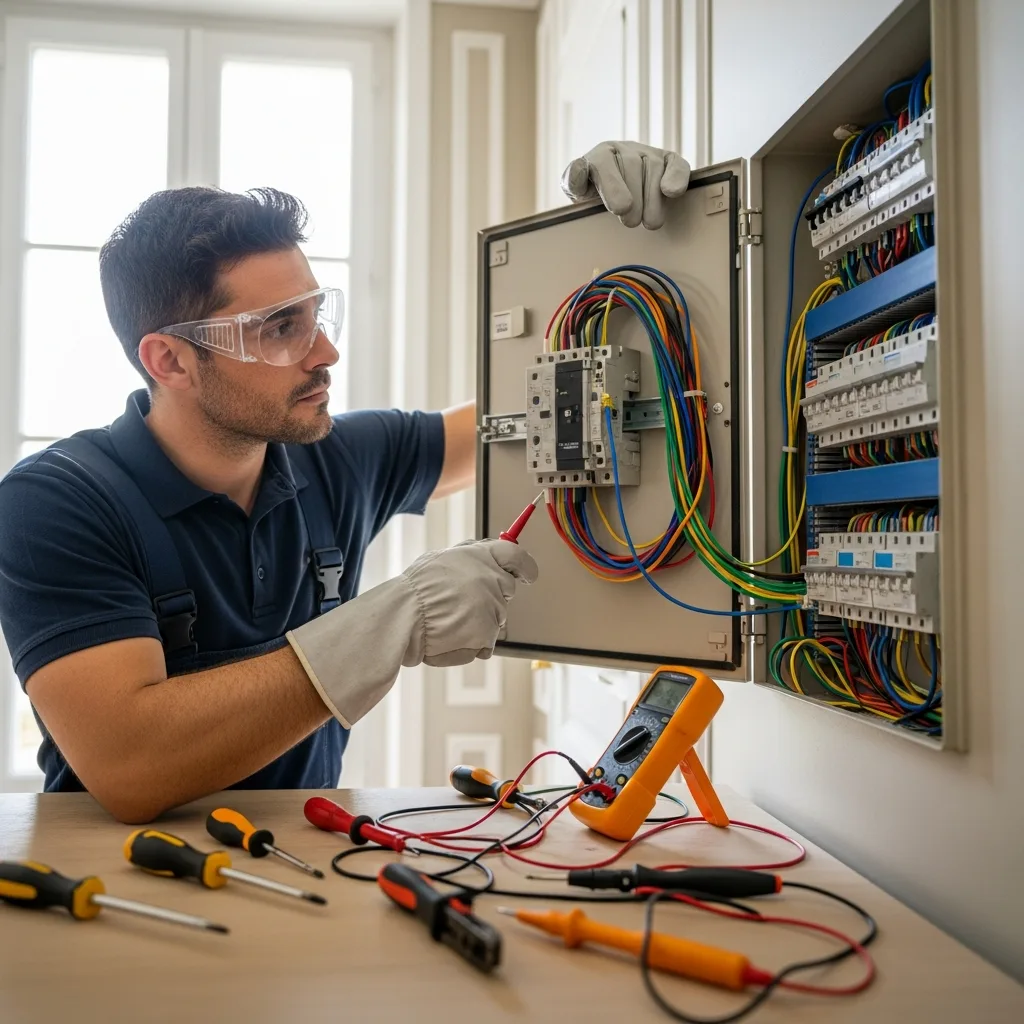 Électricien intervenant à Les Mureaux