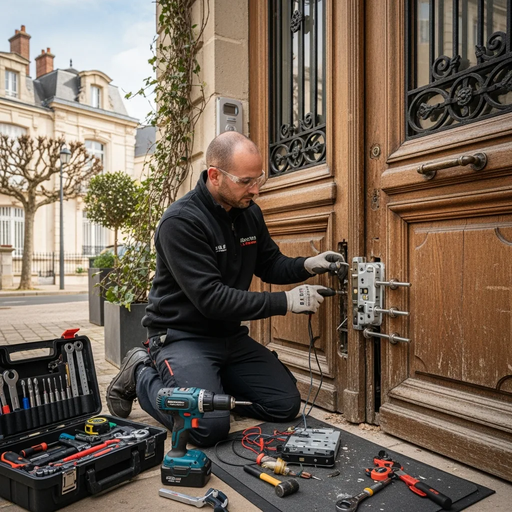 Installation serrure haute sécurité à Les Mureaux (78130)