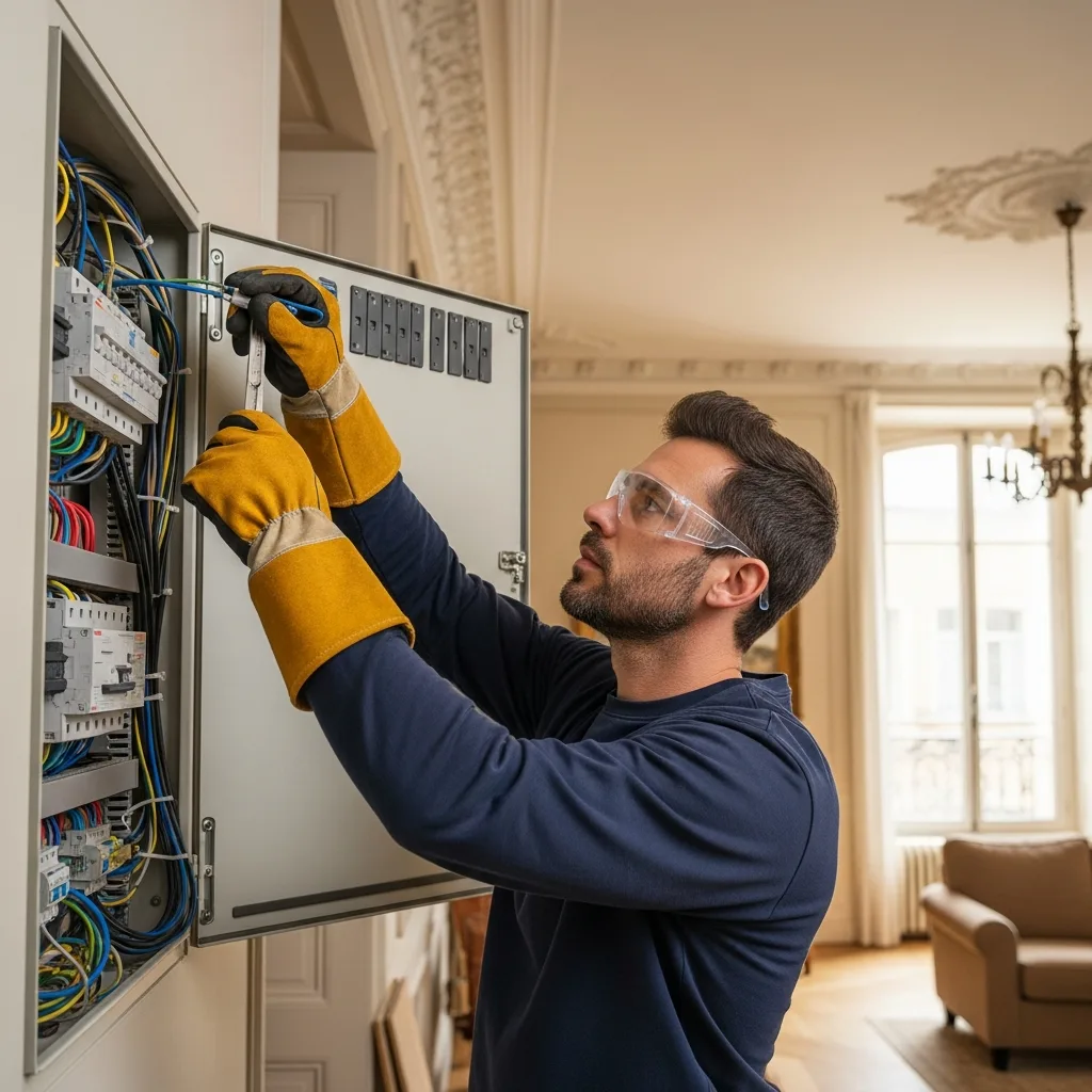 Électricien intervenant à Levallois-Perret