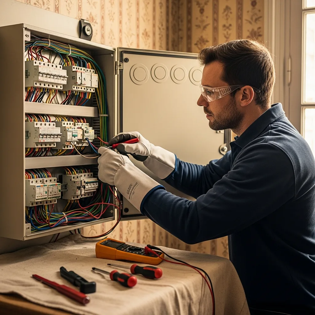 Électricien intervenant à Limours
