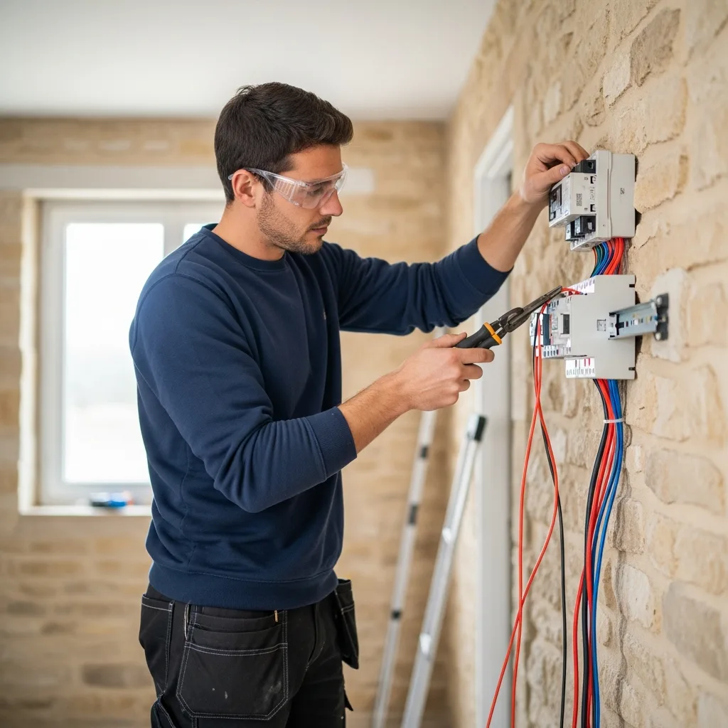 Électricien intervenant à Linas