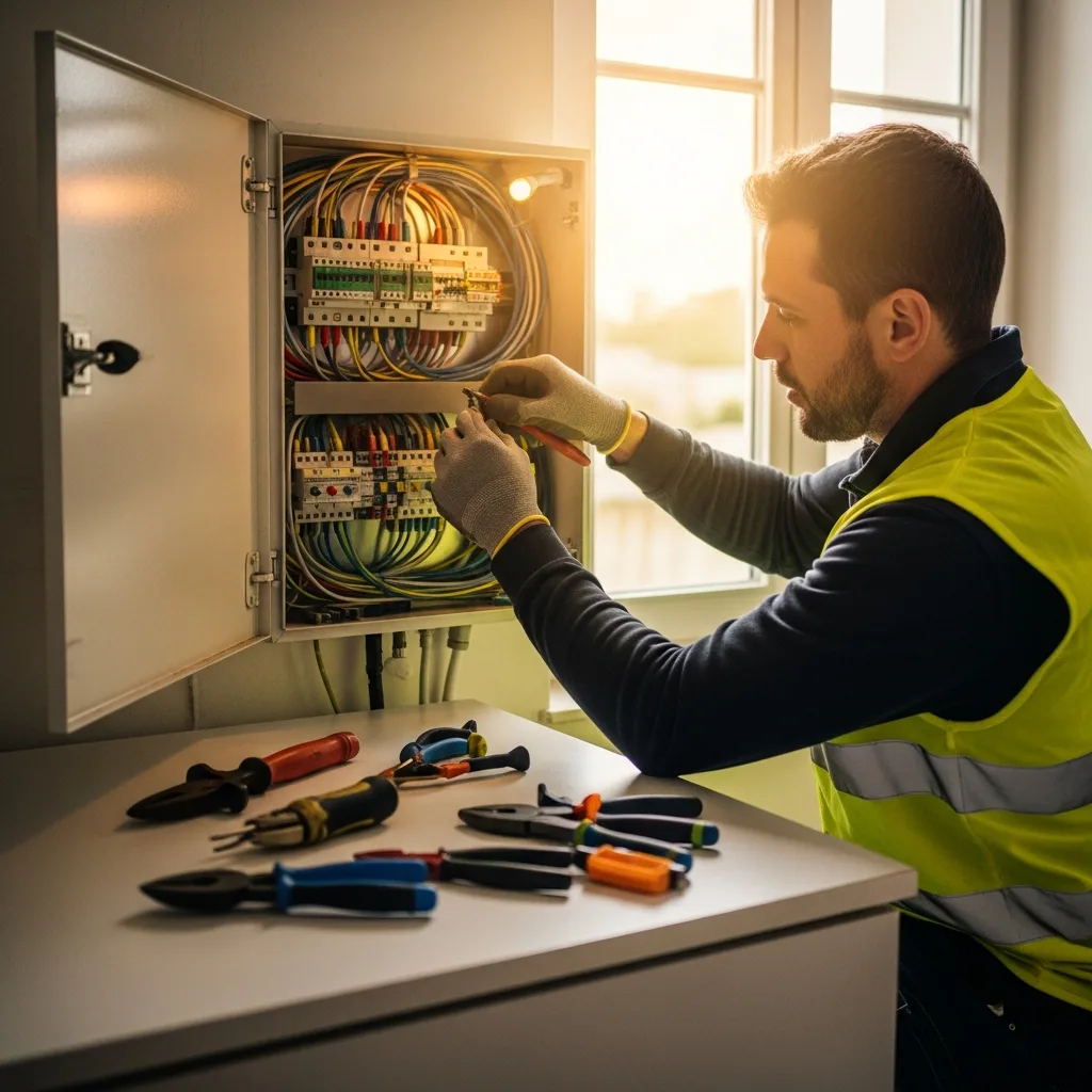 Électricien intervenant à Lisses