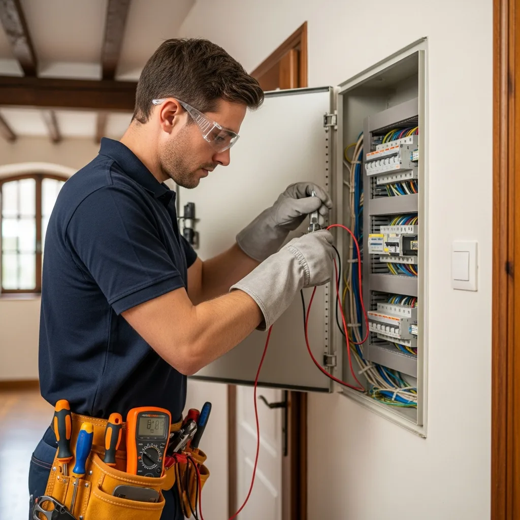 Électricien intervenant à Longnes