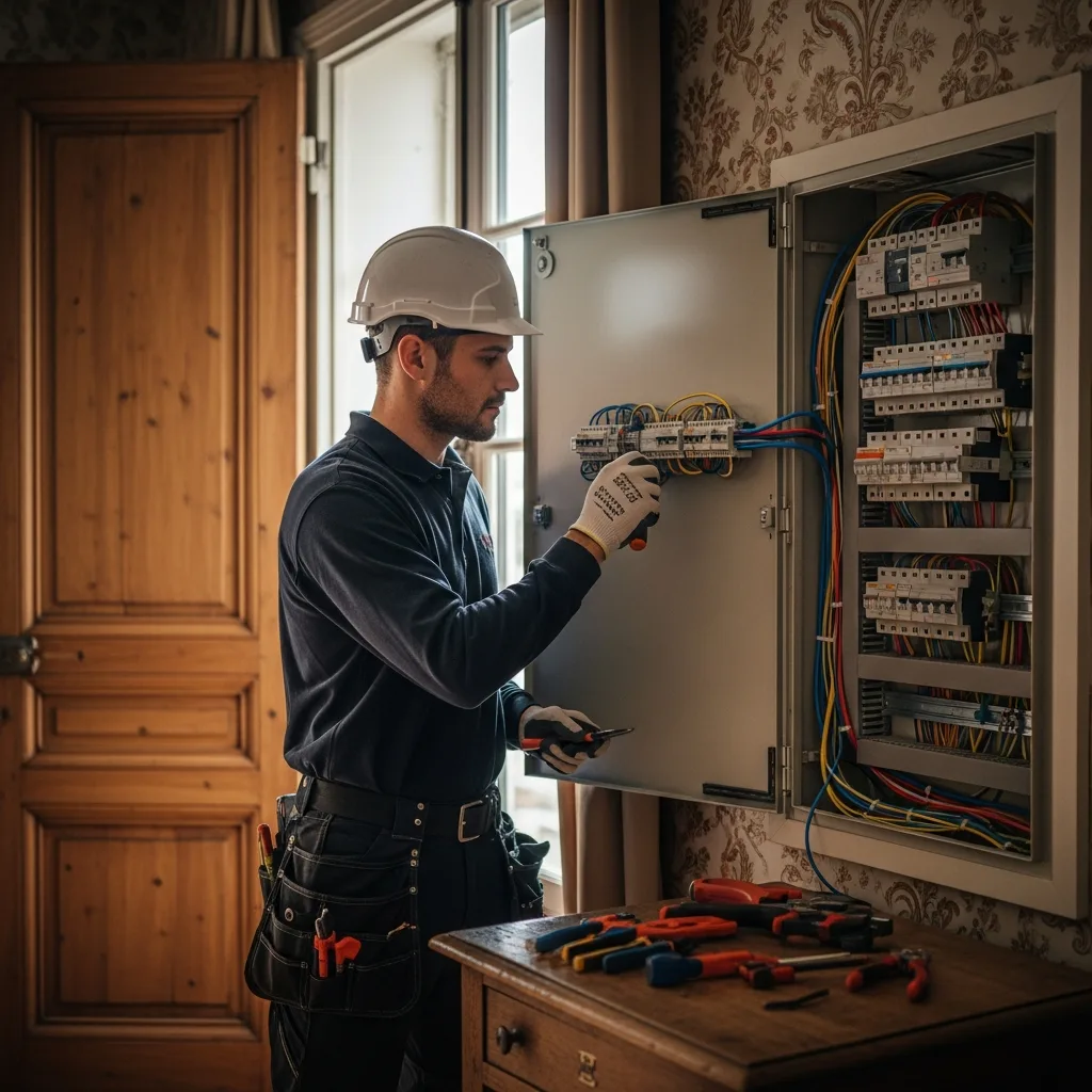 Électricien intervenant à Longperrier
