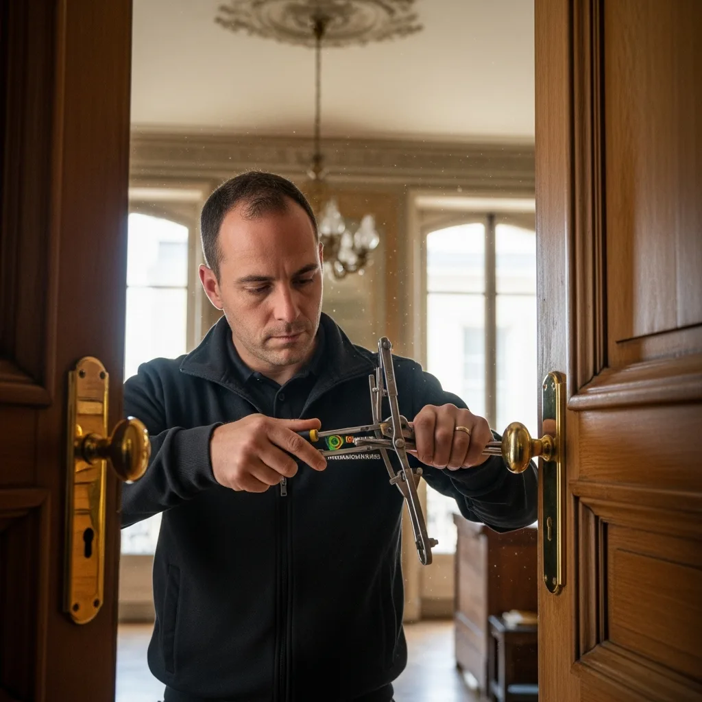Serrurier ouvrant une porte à Lumigny-Nesles-Ormeaux