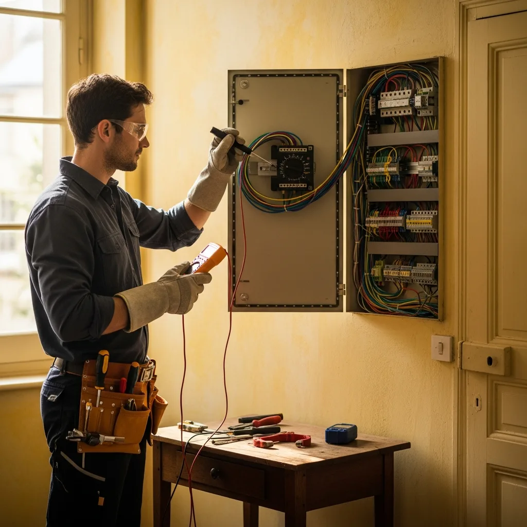 Électricien intervenant à Maisons-Alfort