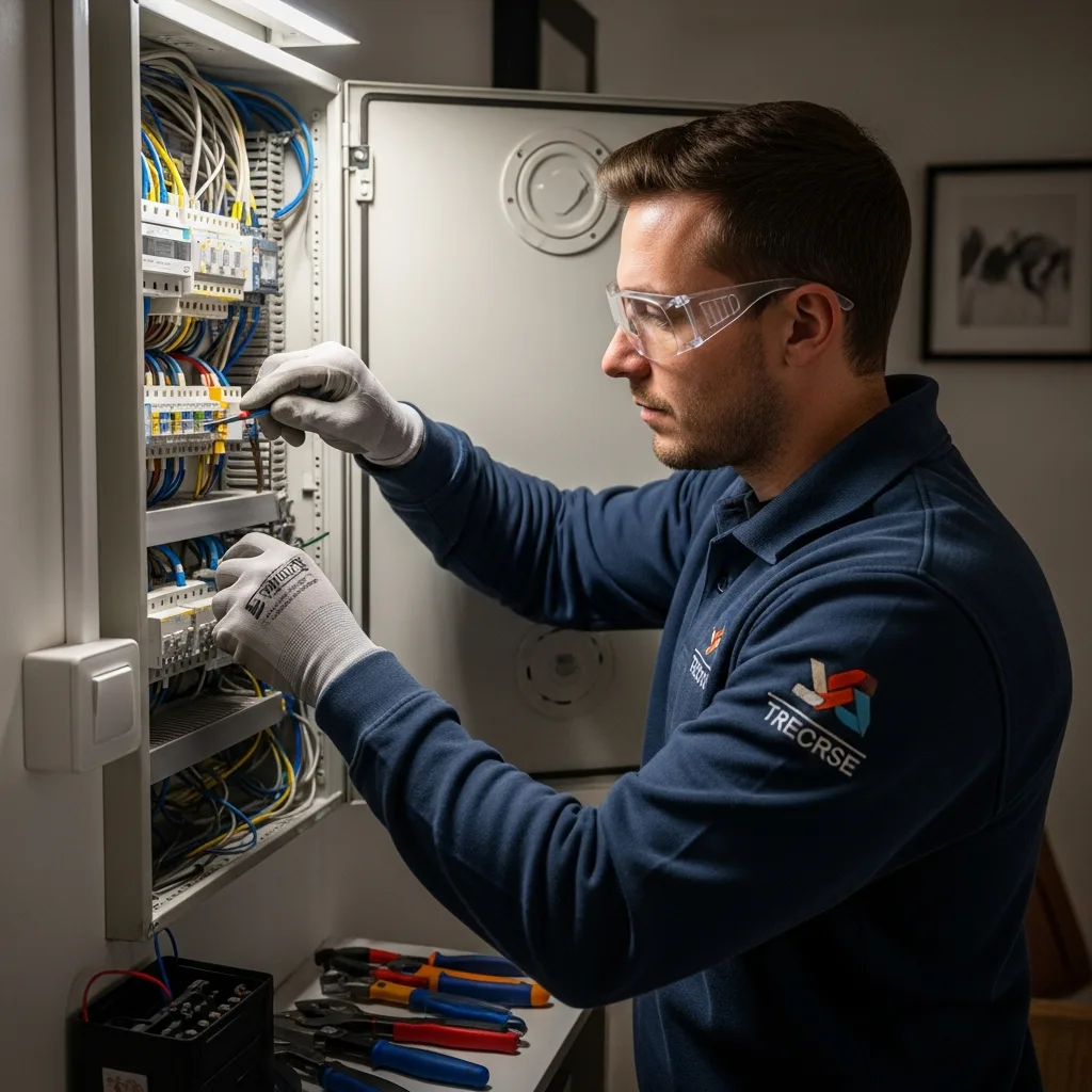 Électricien intervenant à Mandres-les-Roses