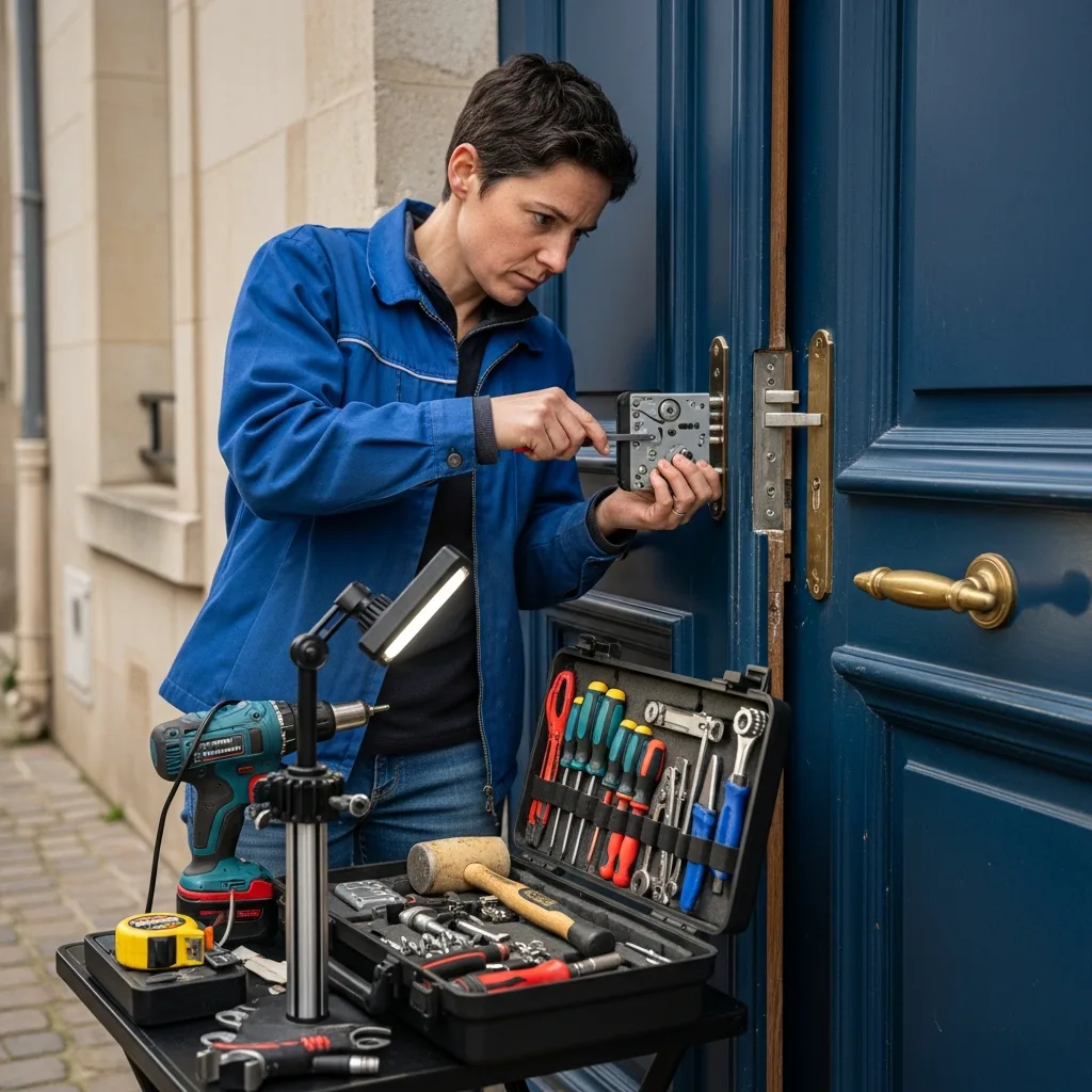 Installation serrure haute sécurité à Marines (95640)
