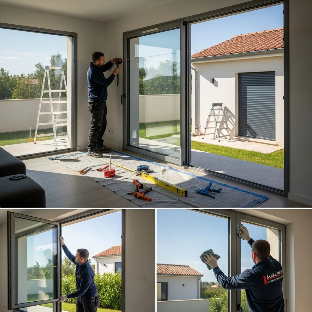 Pose double vitrage à Marines (95640)