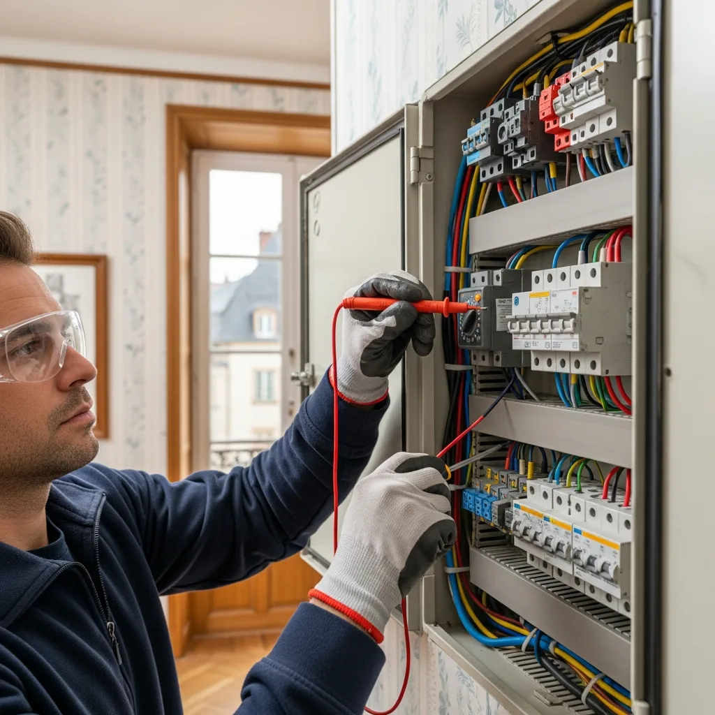 Électricien intervenant à Maurecourt