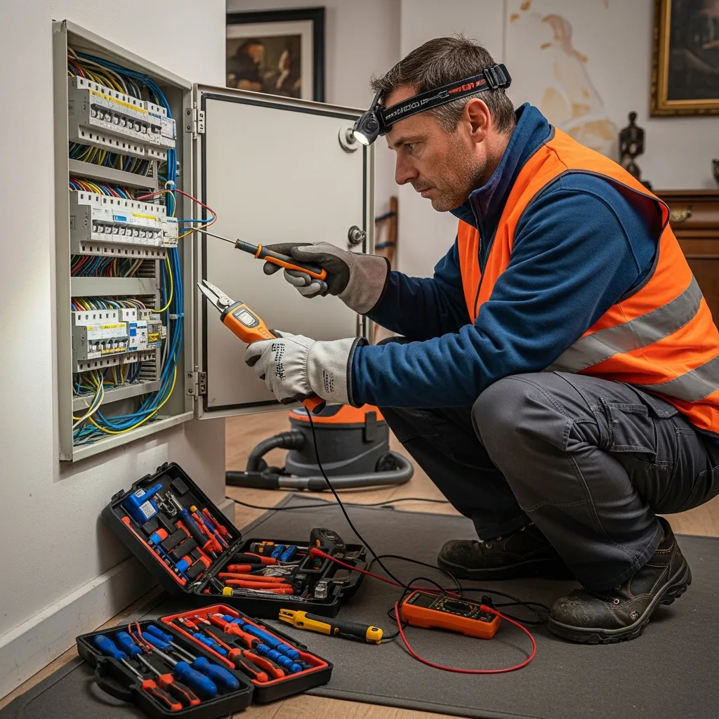 Électricien intervenant à Melun