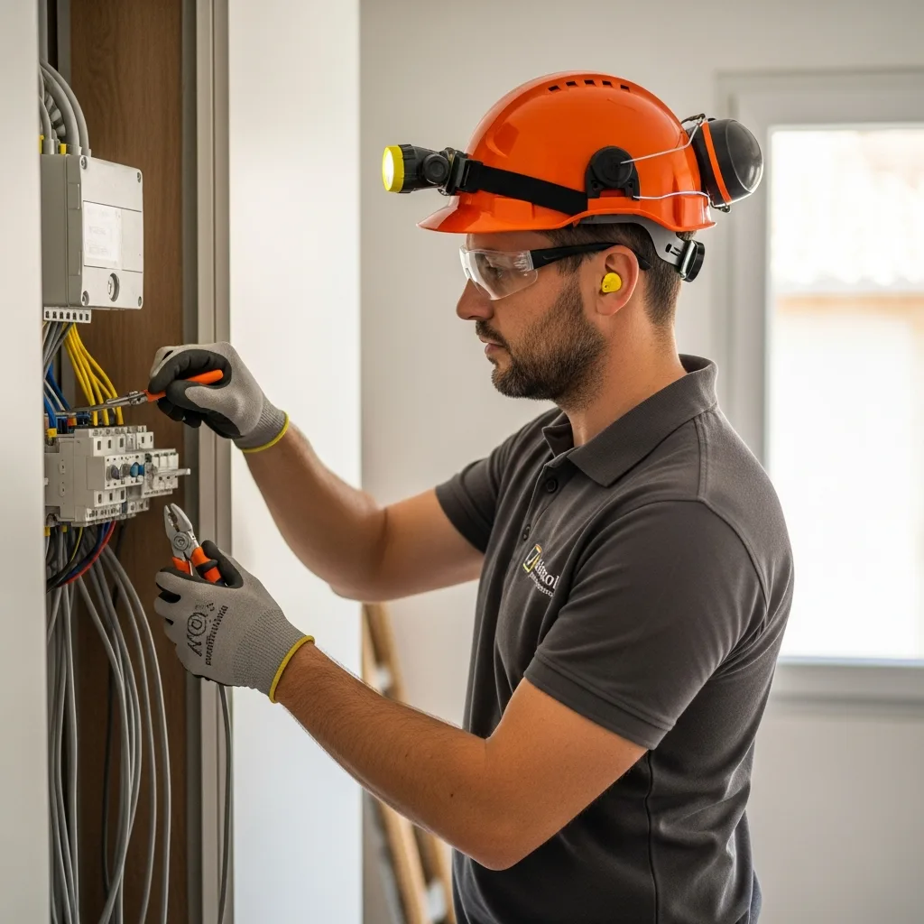 Électricien intervenant à Mennecy