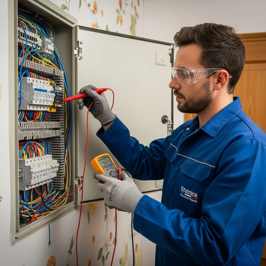 Électricien intervenant à Méré