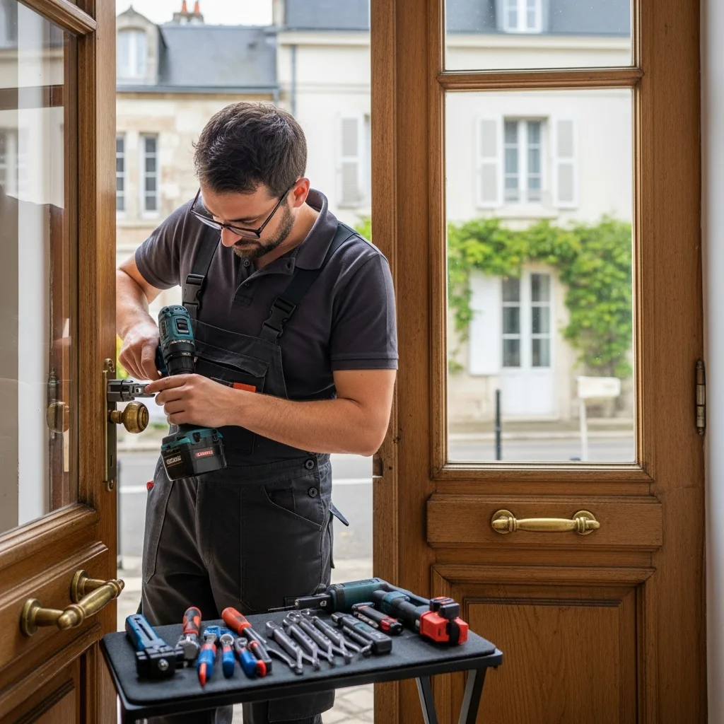 Installation serrure haute sécurité à Mériel (95630)