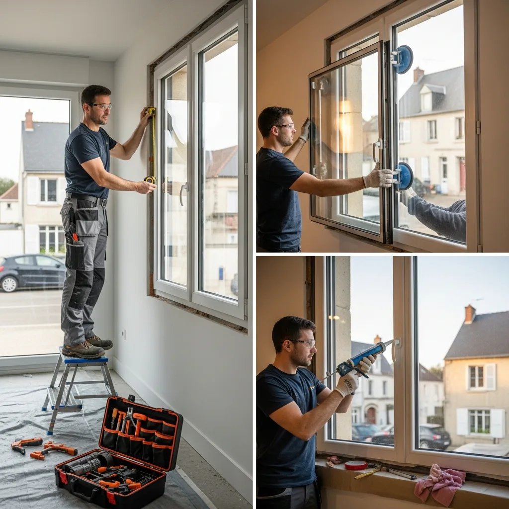 Pose double vitrage à Méry-sur-Oise (95540)