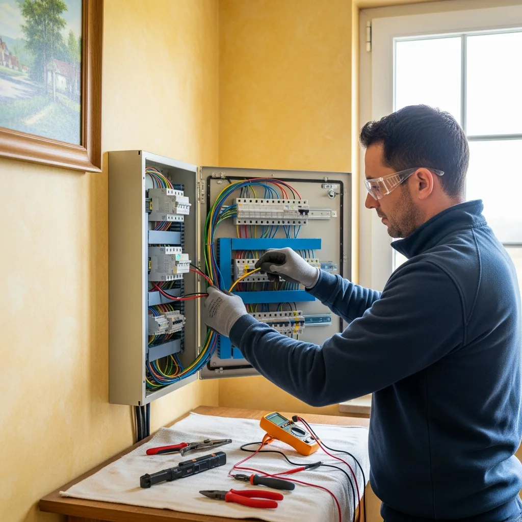 Électricien intervenant à Moisenay