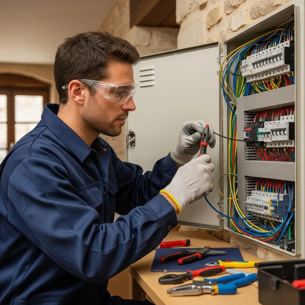 Électricien intervenant à Moisselles