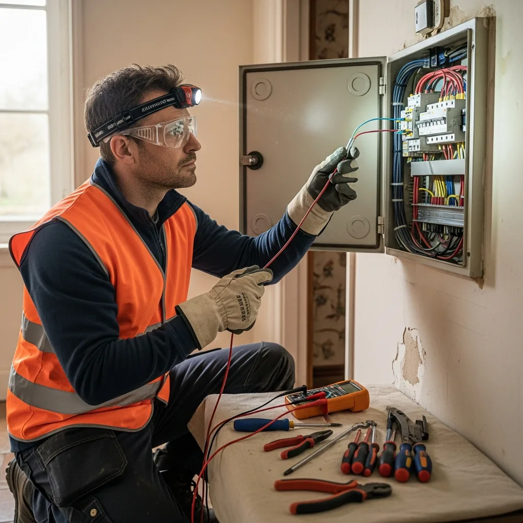 Électricien intervenant à Montévrain
