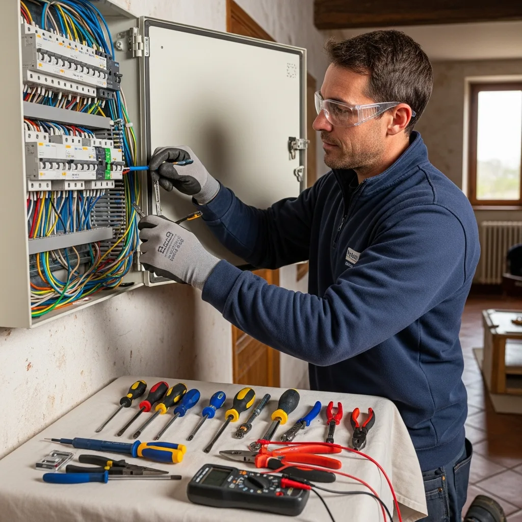 Électricien intervenant à Montlignon