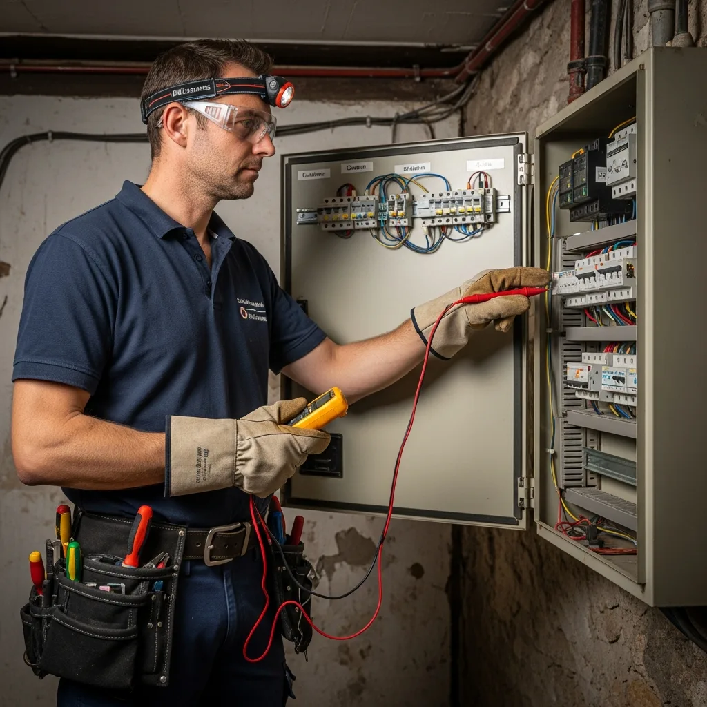 Électricien intervenant à Montreuil