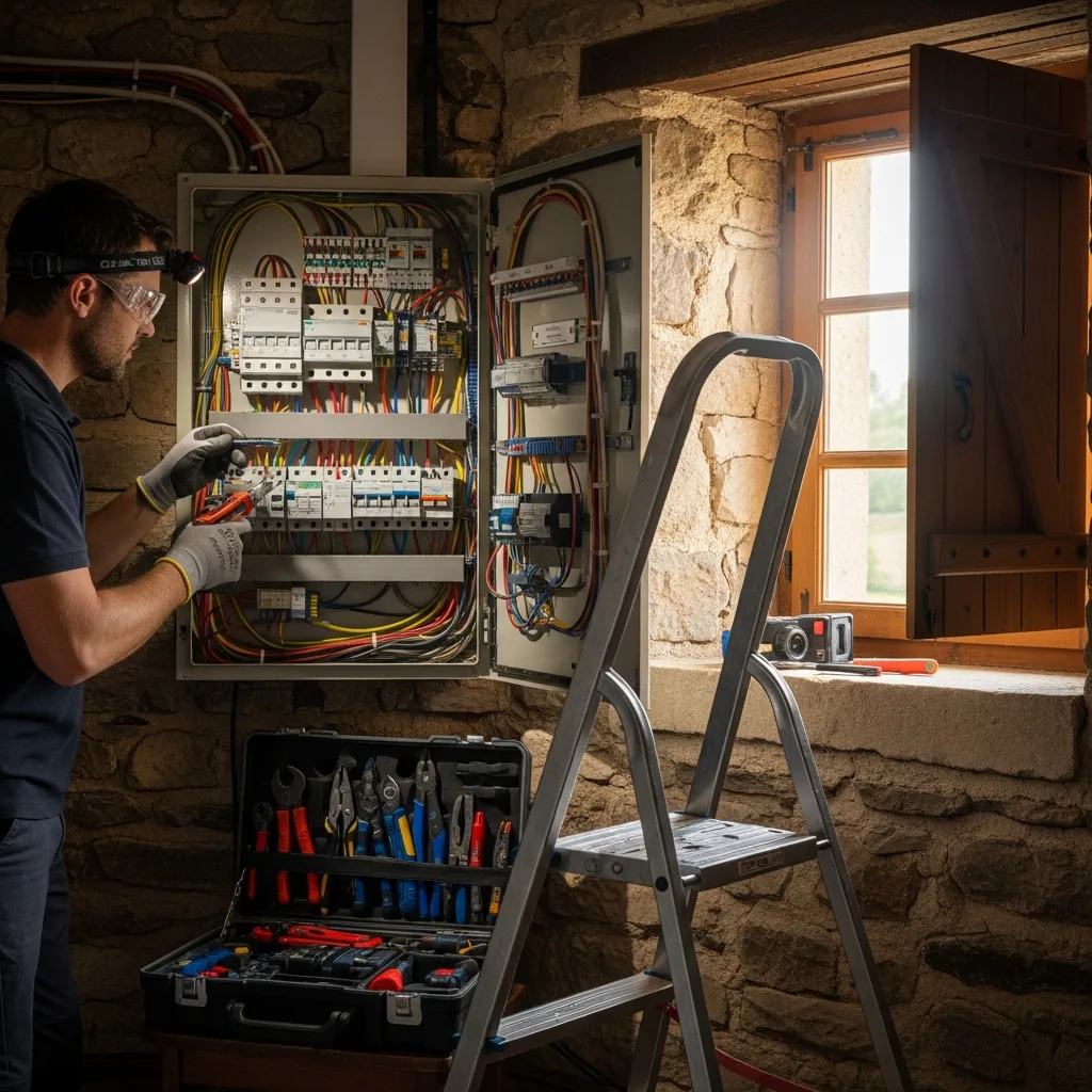 Électricien intervenant à Montry