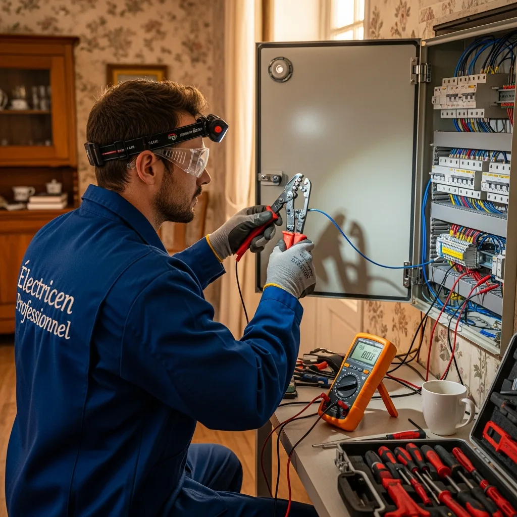 Électricien intervenant à Mours