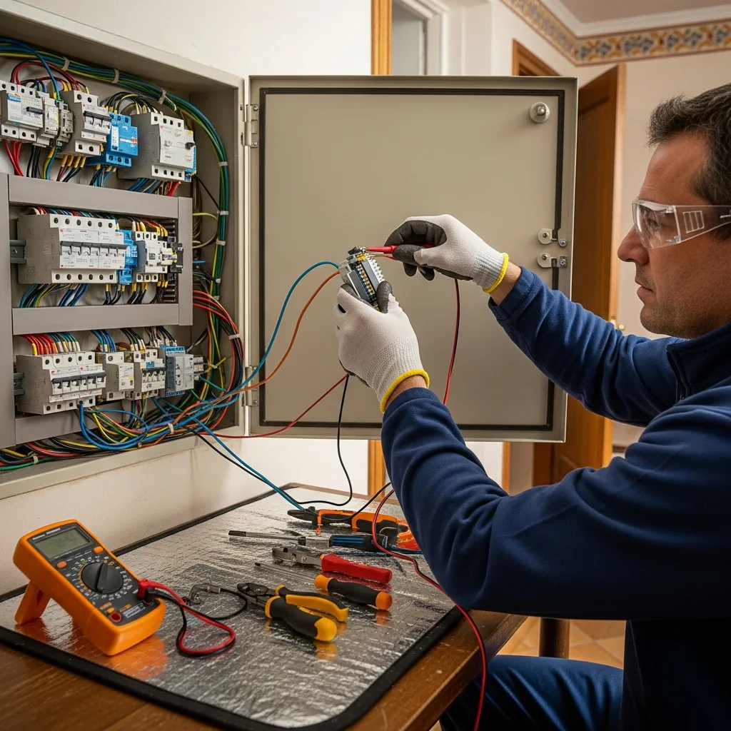Électricien intervenant à Moussy-le-Neuf