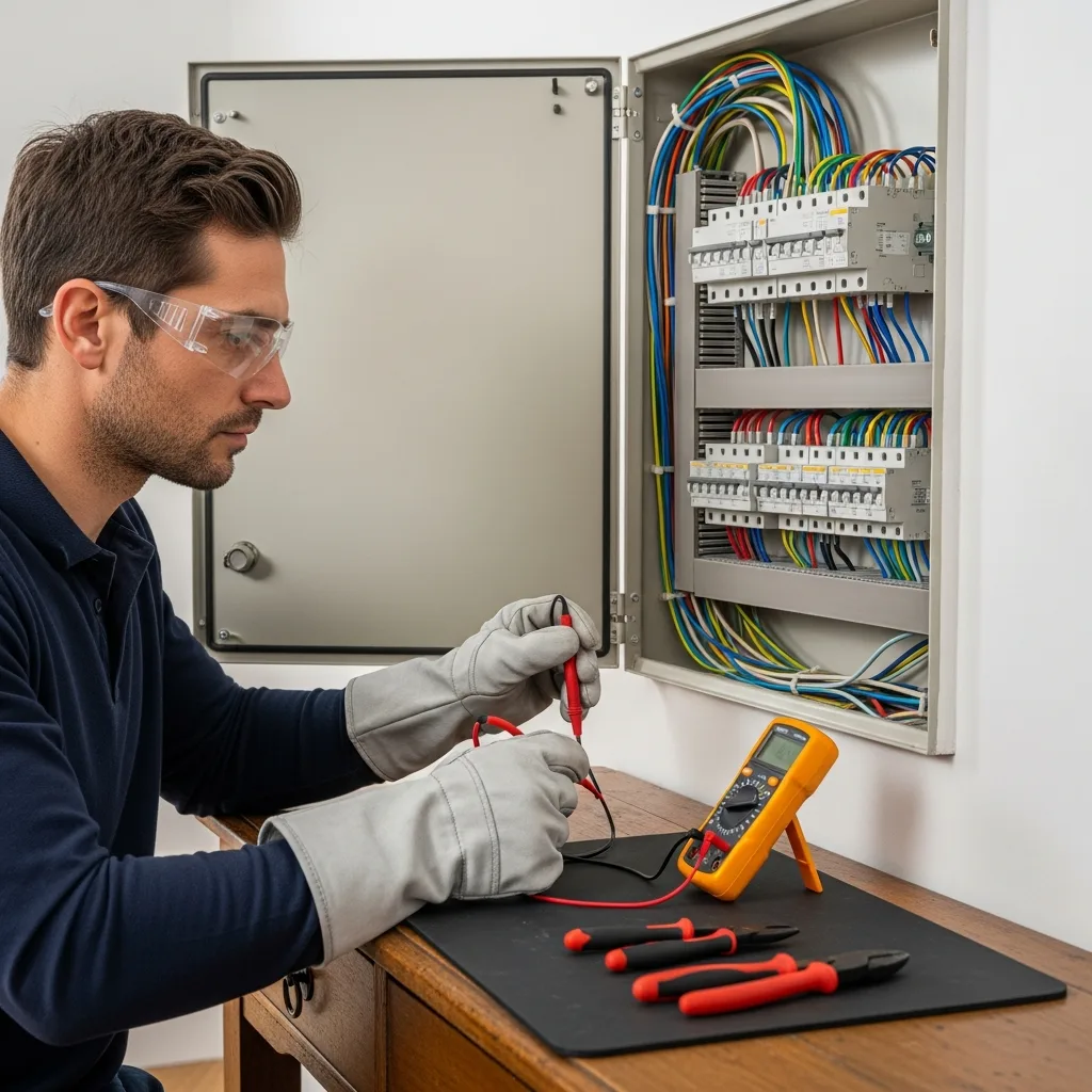 Électricien intervenant à Nandy