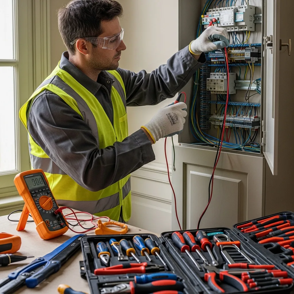 Électricien intervenant à Neuville-sur-Oise