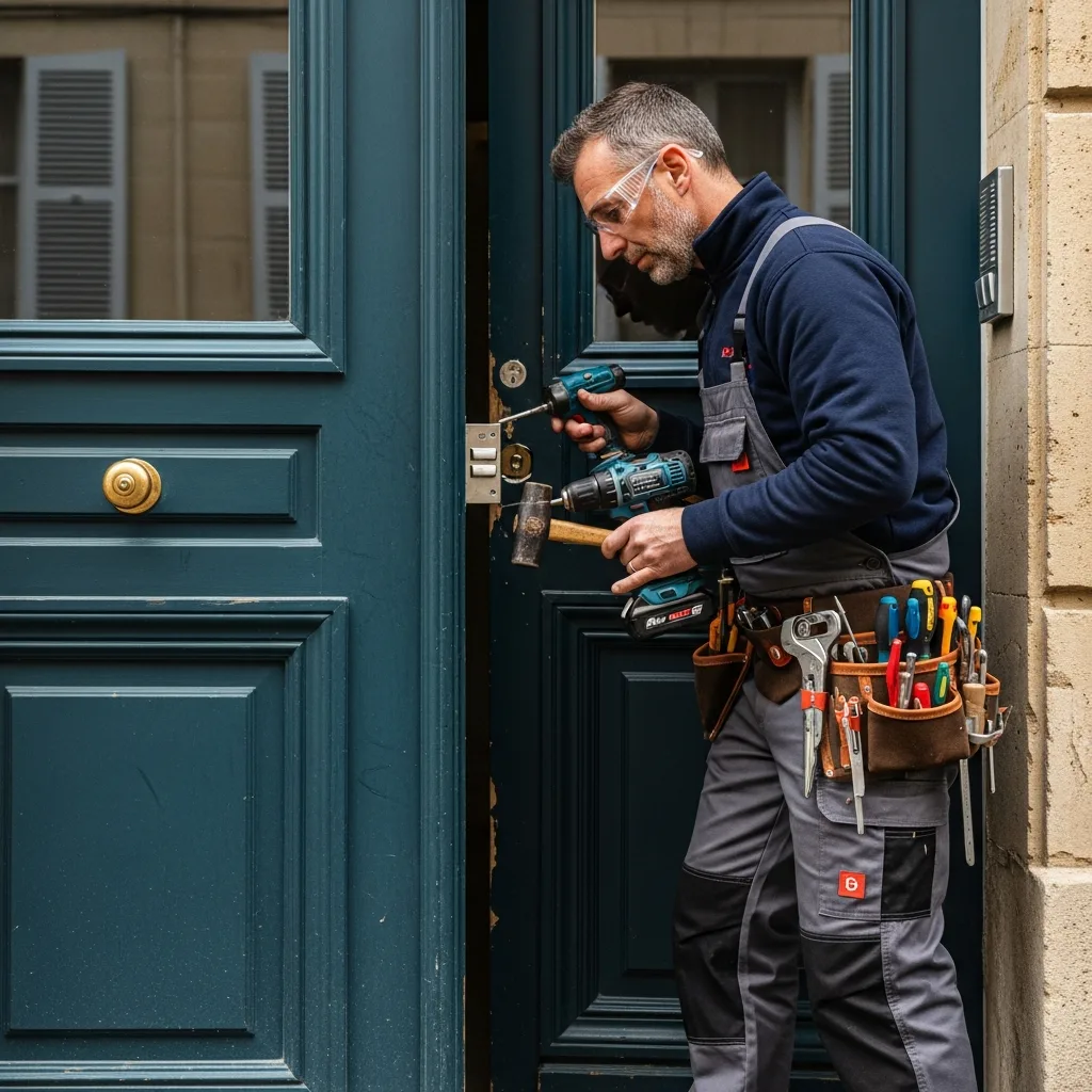 Installation serrure haute sécurité à Nézel (78410)