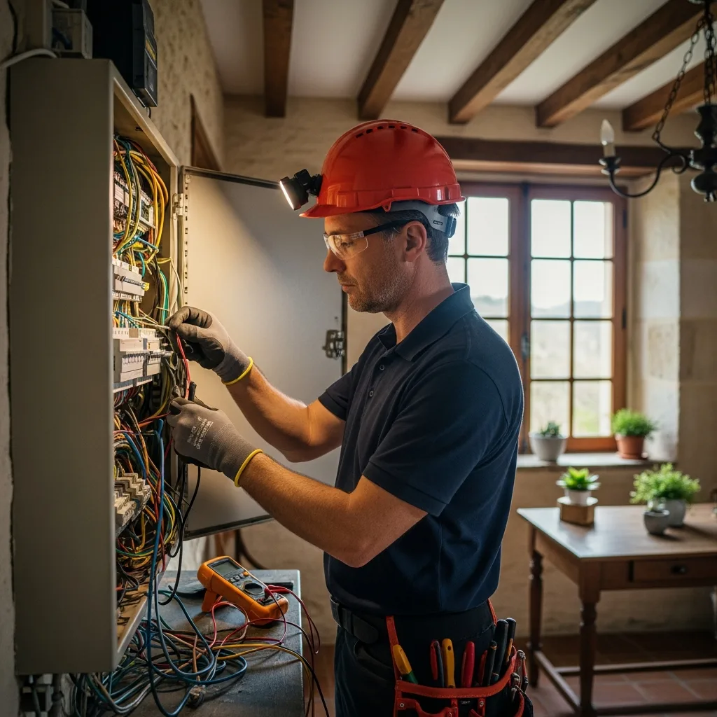 Électricien intervenant à Oissery